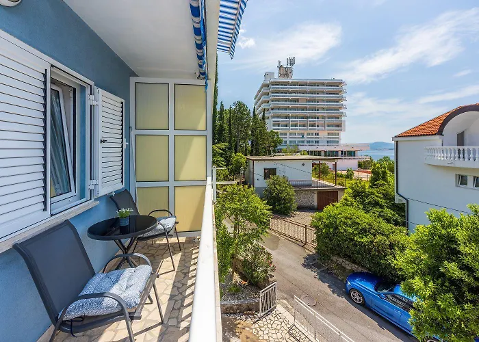 Helles Nur 300 Meter Zum Mit Meerblick, Grillplatz, Waschmaschine Dramalj